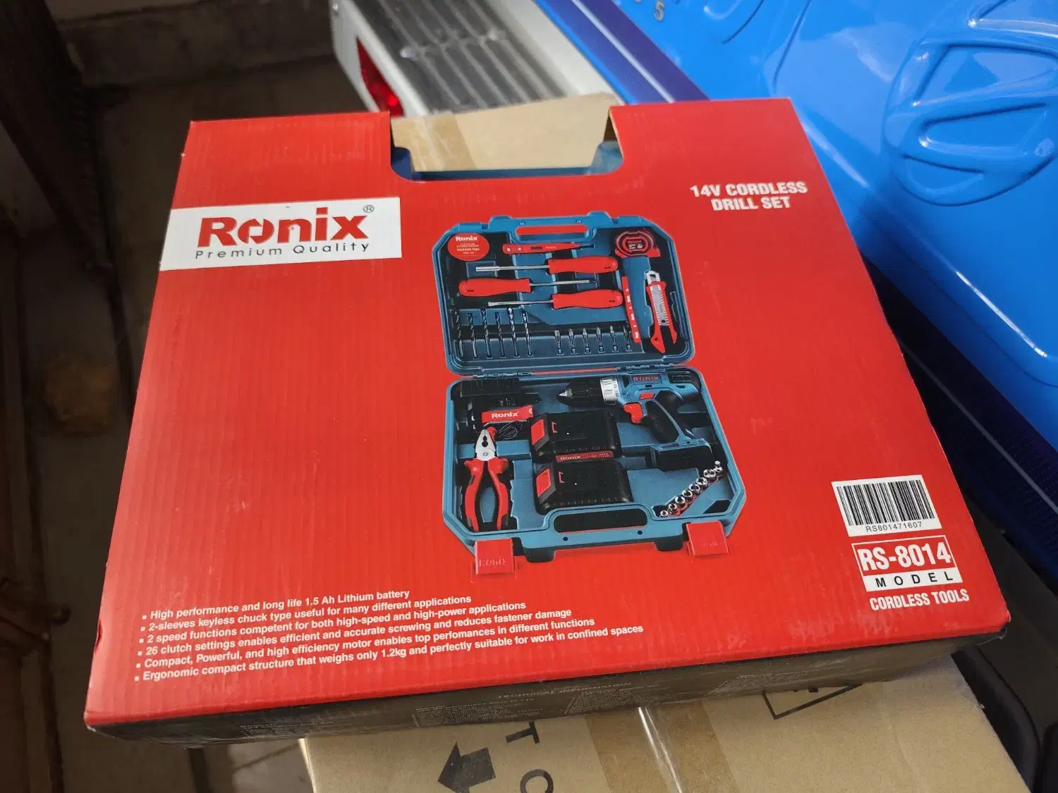 کیت ۳۳ تیکه دریل پیچ گوشتی شارژی رونیکس  آک بند|ابزارآلات|مشهد, کوثر|دیوار