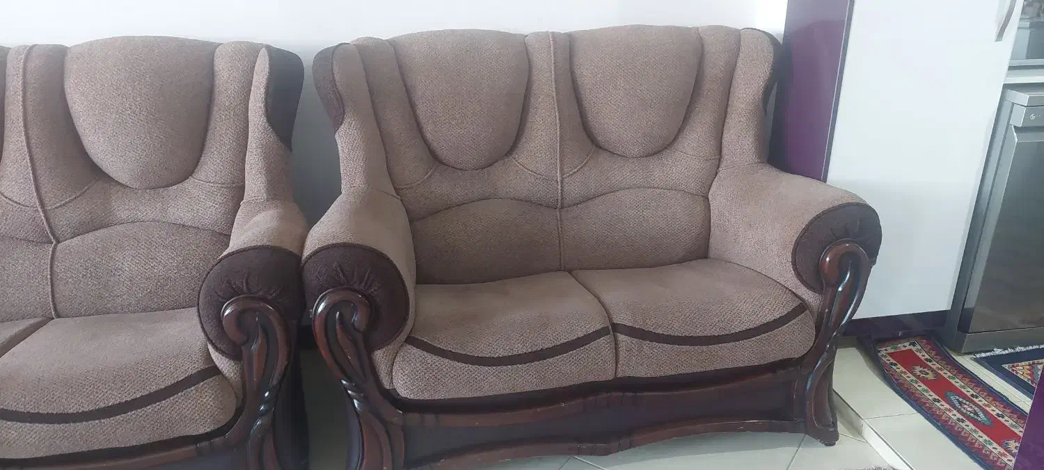 حراج مبل۷ نفره بسیار تمییز زیر قیمت|حراج|فولادشهر, B4|دیوار