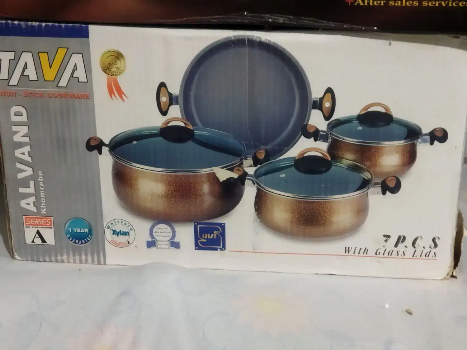 ست قابلمه ۶ پارچه|ظروف پخت‌وپز|گنبد کاووس, |دیوار