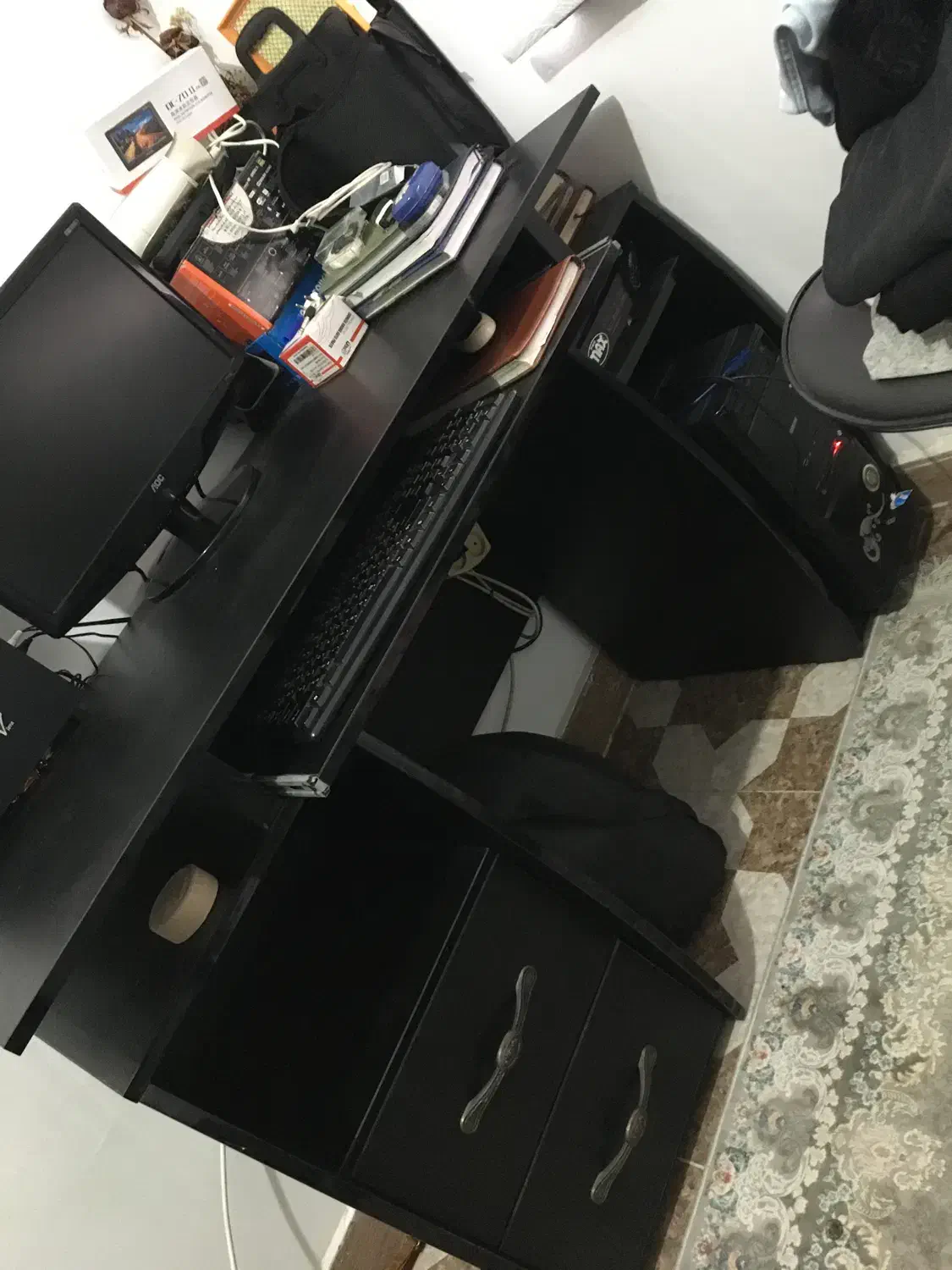 میز کامپیوتر کلاسیک|میز تحریر و کامپیوتر|رشت, منظریه|دیوار