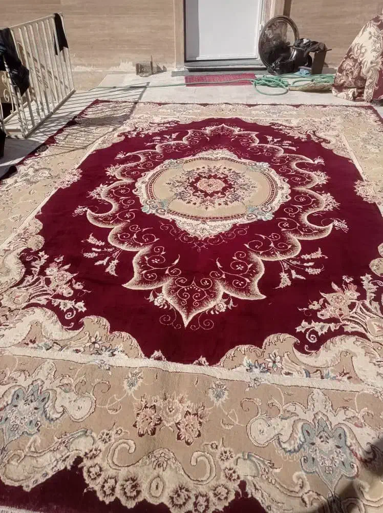 فرش ۱۲متری در حد نو|فرش|کازرون, |دیوار