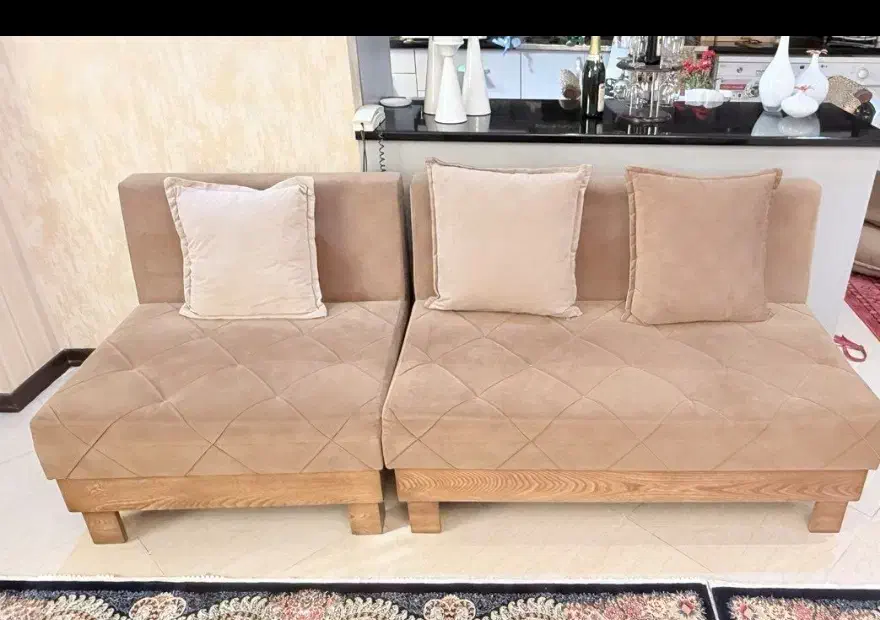 مبلمان راحتی بسیار تمیز و بدون پارگی|مبلمان خانگی و میز عسلی|اندیشه, شهرک صدف|دیوار