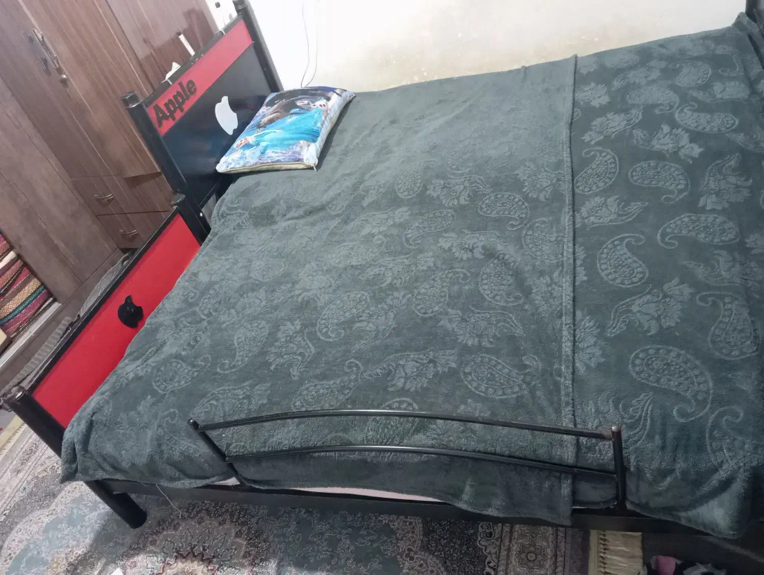 تخت خواب دو طبقه هم یه نفره میشه همراه تشک|تخت و سرویس خواب|اصفهان, فردوان|دیوار