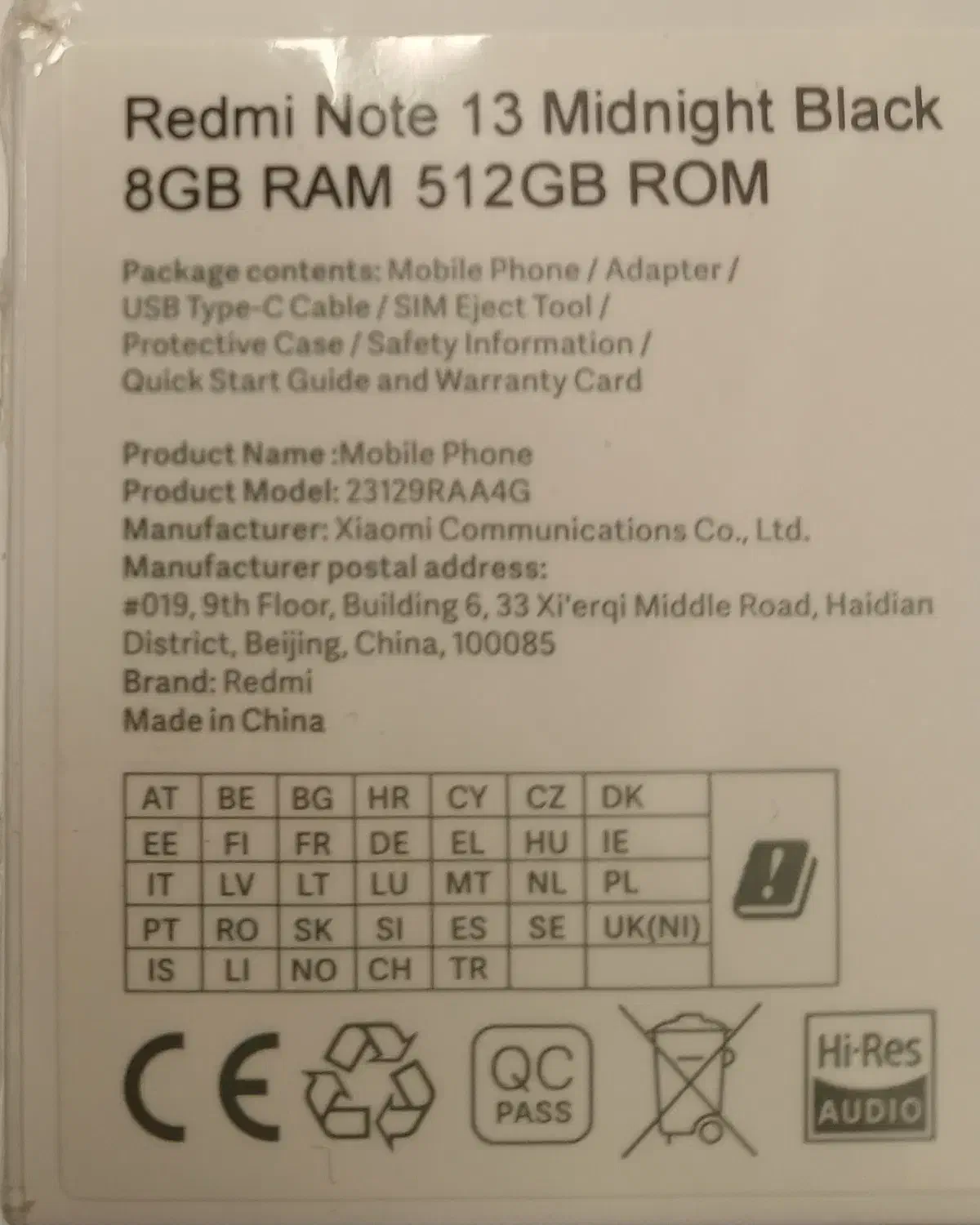 Redmi Note 13 512 Ram 8|موبایل|تهران, پونک|دیوار