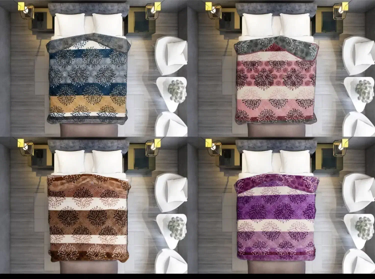 پتوی گلبافت|رختخواب، بالش، پتو|مشهد, عامل|دیوار