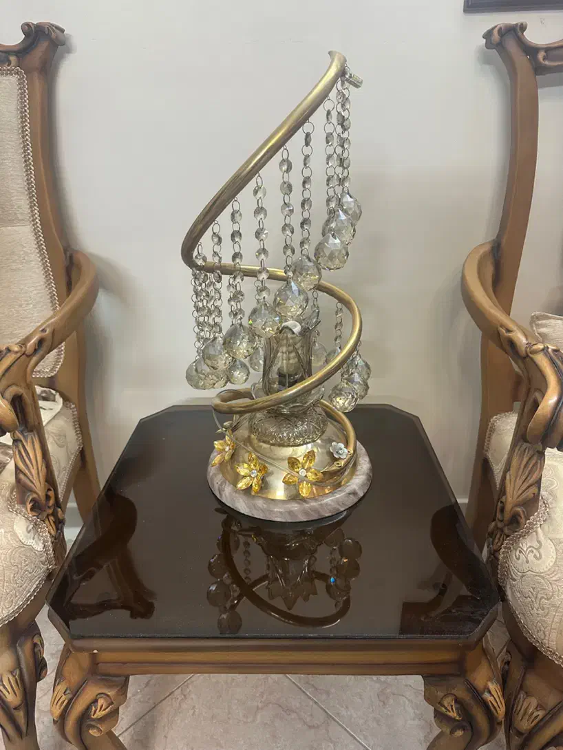 آباژور کریستال لاله سالم|چراغ خواب و آباژور|تهران, وحیدیه|دیوار