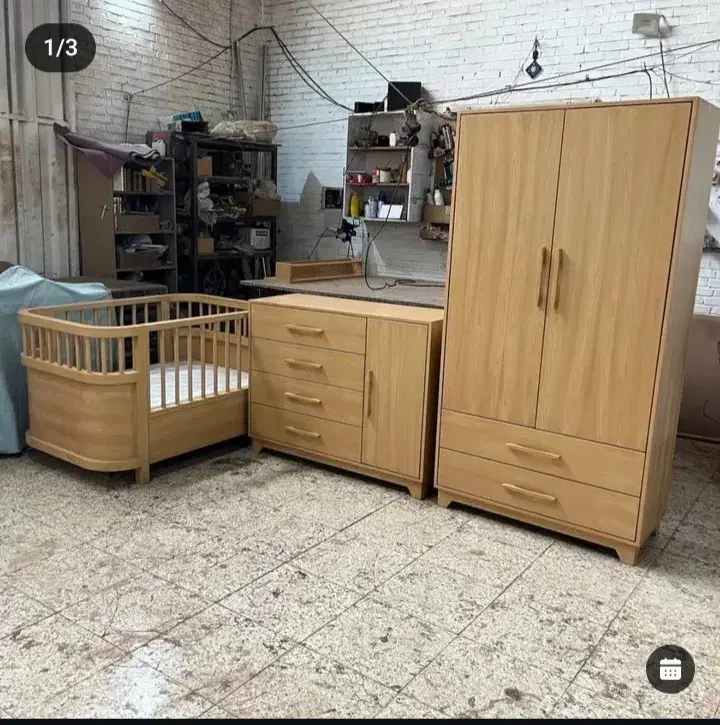 سرویس تخت کودک و سیسمونی نوزاد 3|اسباب و اثاث بچه|تبریز, |دیوار