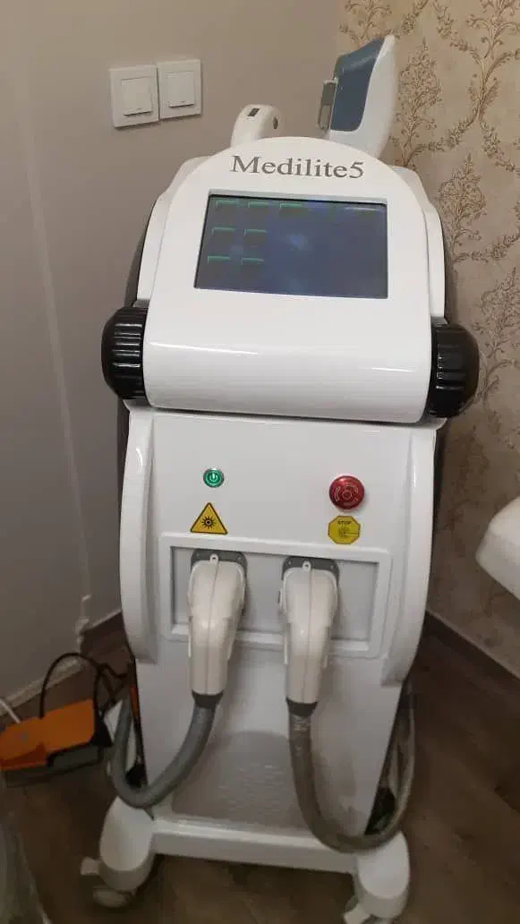 دستگاه لیزر اس اچ آر سفید رنگ دوهندپیسه|آرایشی، بهداشتی، درمانی|اندیشه, اندیشه فاز ۱|دیوار