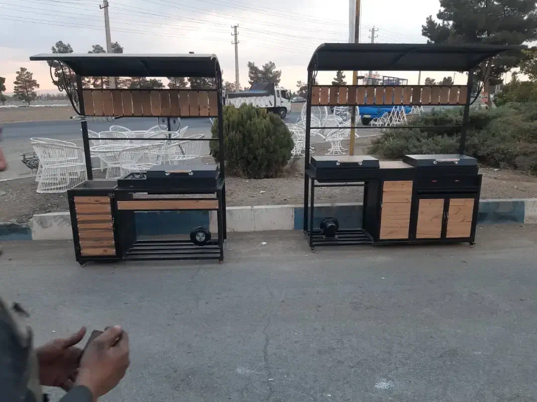 انواع باربیکیو های سقف دار|اجاق گاز و لوازم برقی پختوپز|سیرجان, |دیوار