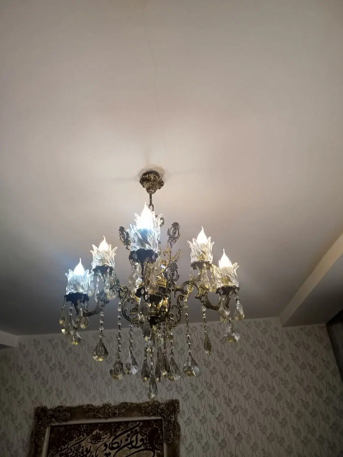 2عدد لوستر برنز|لوستر و چراغ آویز|کرمانشاه, |دیوار