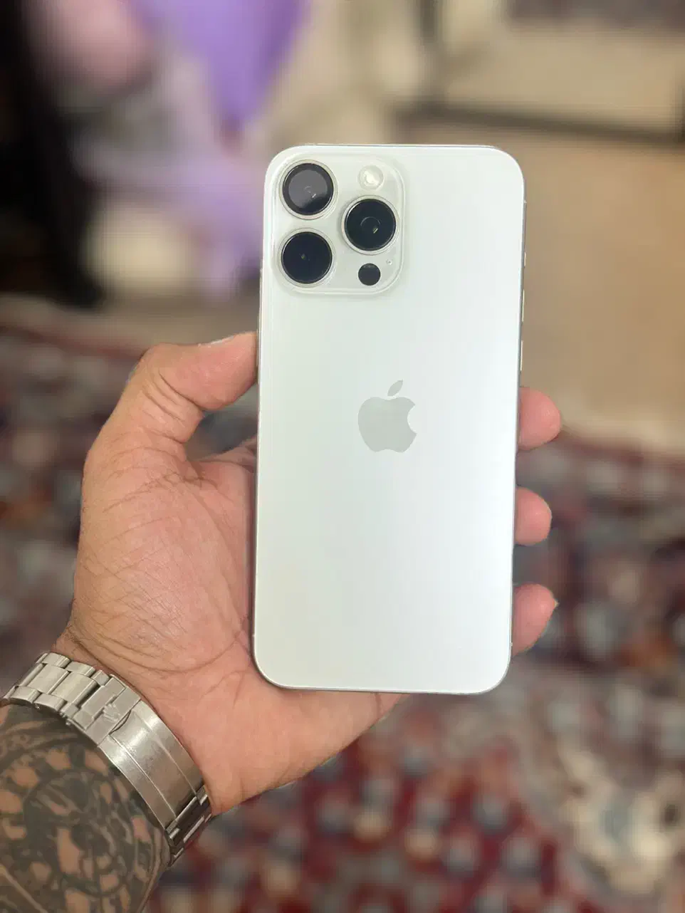 Iphone 15 promax 256 gb zaa withe|موبایل|لار, |دیوار