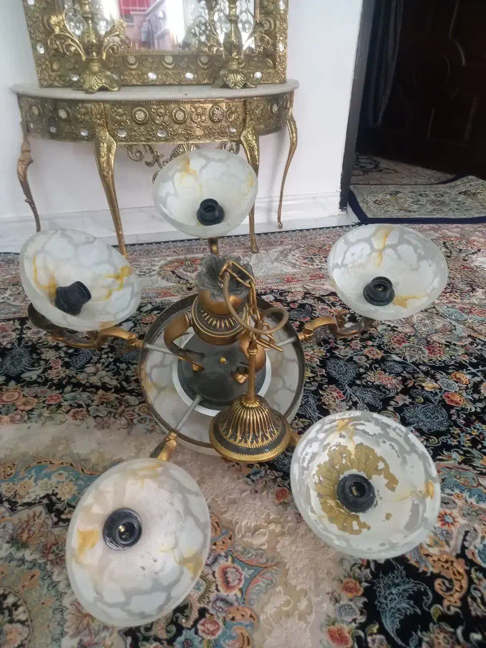 یه جفت لوستر|لوستر و چراغ آویز|اراک, |دیوار