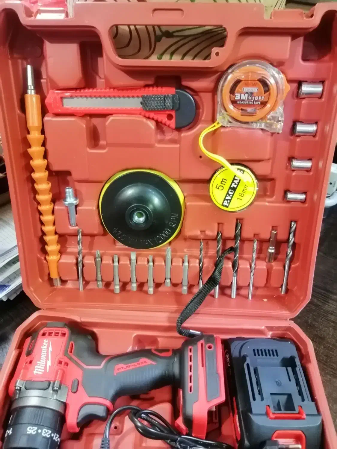 دریل شارژی میلواکی نظام13چکشی 36ولت|ابزارآلات|اصفهان, کشاورزی|دیوار