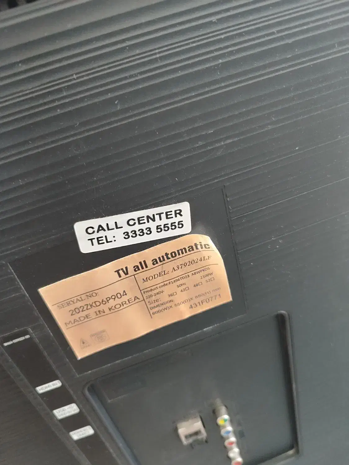 ال ای دی شکسته سامسونگ۴۹ اینچ|تلویزیون و پروژکتور|پرند, فاز ۶|دیوار