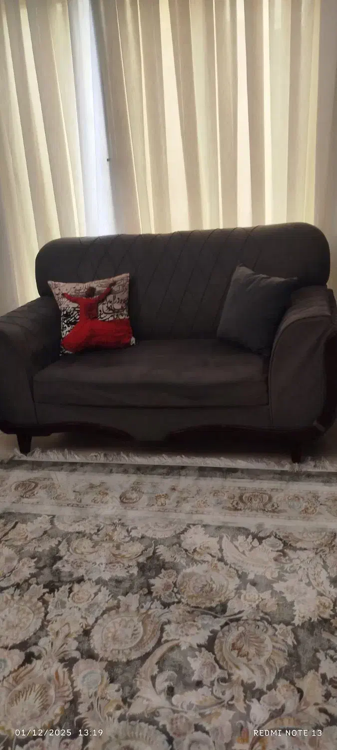 مبل 8نفره کار کرده|مبلمان خانگی و میز عسلی|قرچک, شهرک طلائیه|دیوار