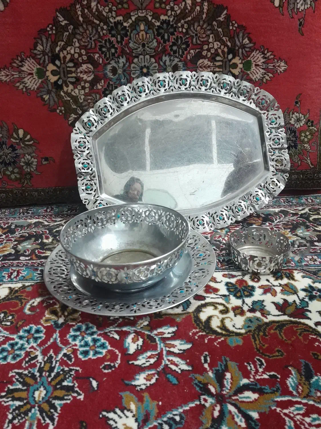 ظروف قدیمی|کلکسیون اشیاء عتیقه|قم, آذر (نکویی)|دیوار