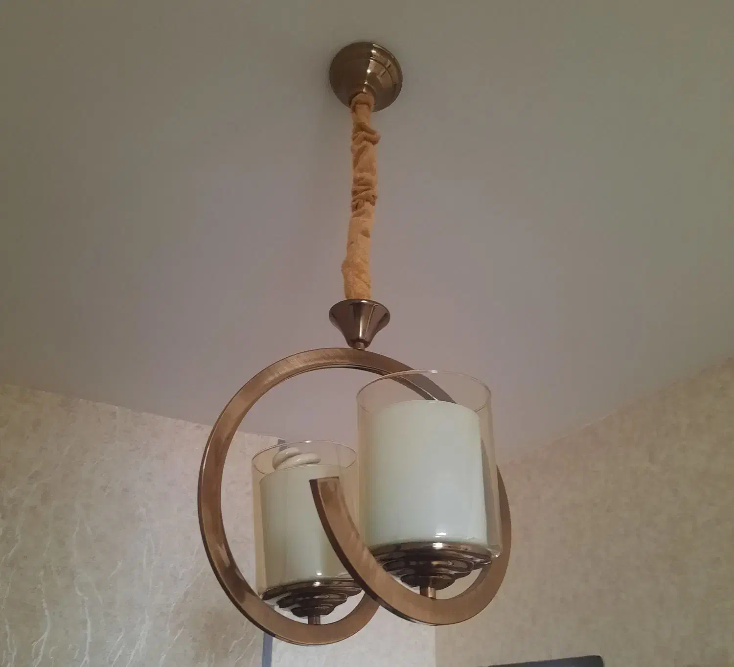 ۳عددلوستراستیل رنگ بژ|لوستر و چراغ آویز|فردیس, شهرک شهید حسینی|دیوار