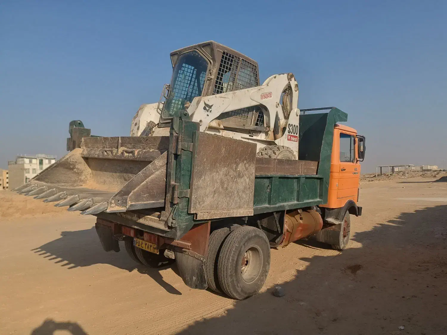 اجاره بابکت s300 و خاور کمپرسی|خدمات حمل و نقل|قرچک, زیبا شهر|دیوار