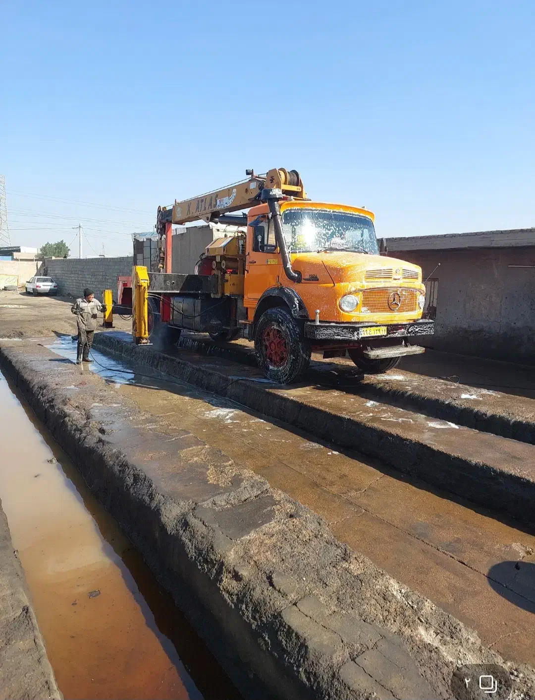 بنز تک جرثقیل ۱۰ تن|خودرو سنگین|اهواز, زیتون کارمندی|دیوار