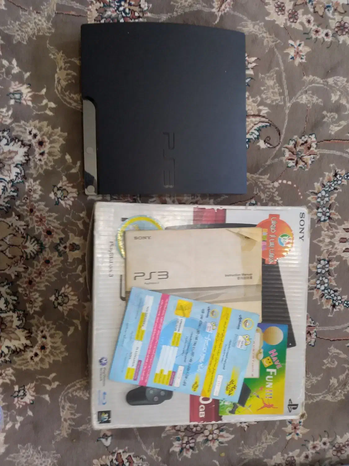 پی اس 3 با تمام تجهیزاتش تمیز تمیز|کنسول، بازی ویدئویی و آنلاین|اصفهان, گرکان|دیوار