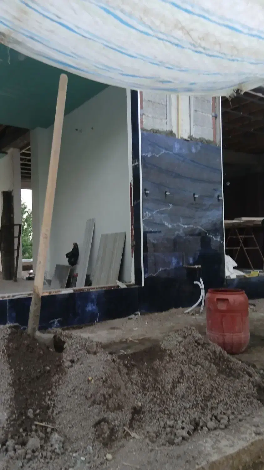 سنگ کاری نام رومی ومدرن|خدمات پیشه و مهارت|لاهیجان, شیخ زاهد|دیوار