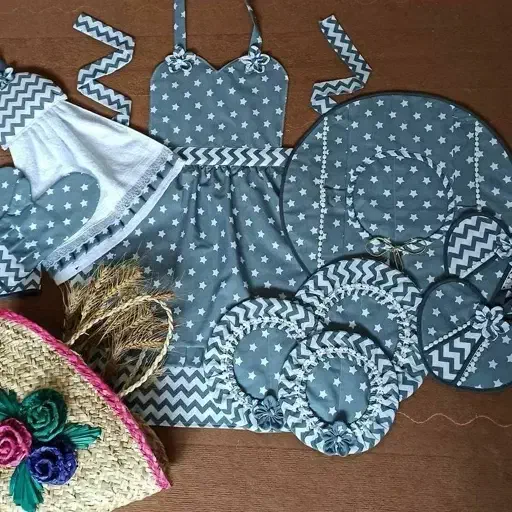 دوخت انواع سرویس اشپزخانه|سفره، حوله، دستمال آشپزخانه|بیرجند, |دیوار