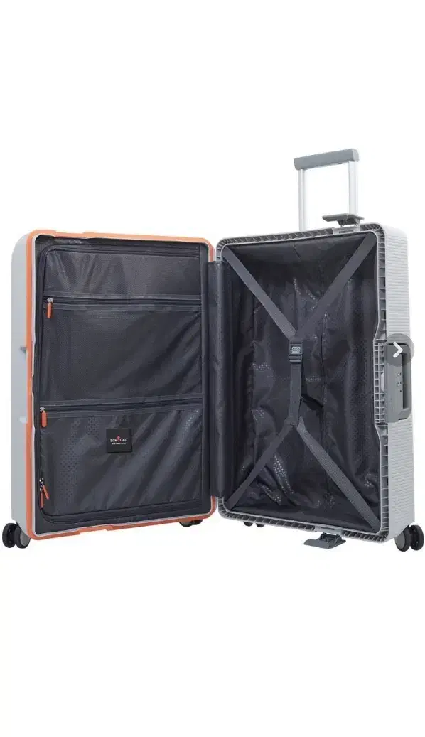 چمدان خارجی برند اکولاک سایز بزرگ رنگ نارنجی|کیف، کفش، کمربند|بهبهان, |دیوار