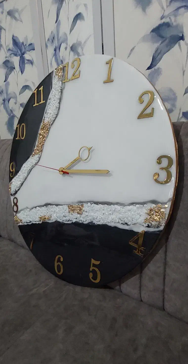 ساعت رزینی|ساعت دیواری و تزئینی|کرج, برغان|دیوار