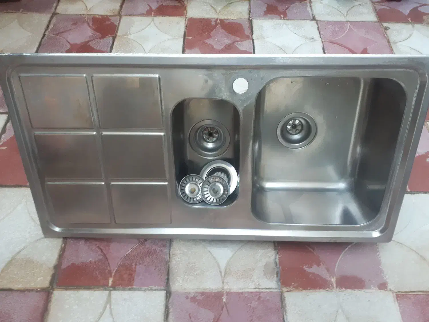 سینک ظرفشویی و سطل زباله کابینتی|مصالح و تجهیزات ساختمان|مشهد, ولیعصر (شهرک غرب)|دیوار