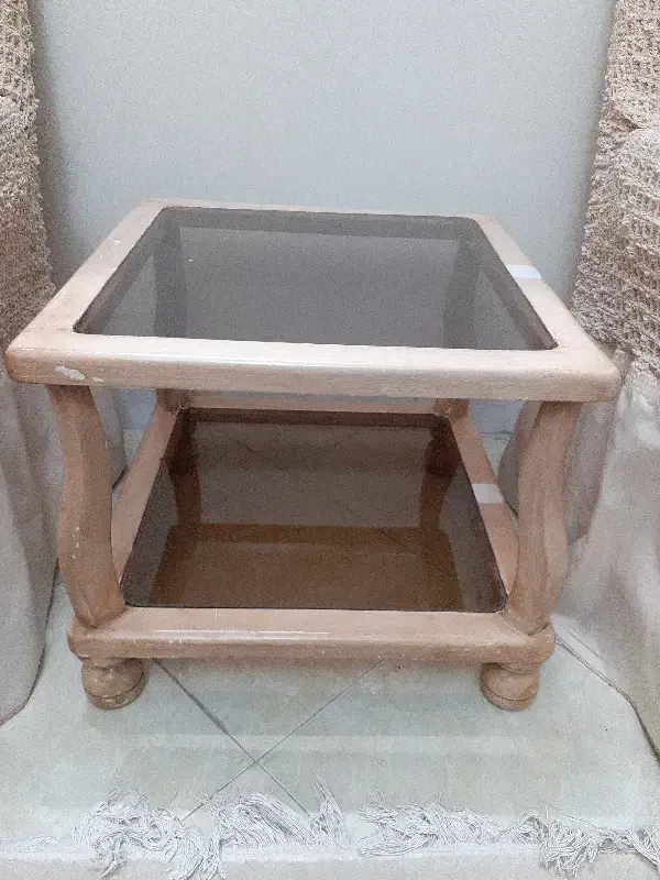 کرسی (میز کوچک چوبی و شیشه ای مناسب برای کرسی)|بخاری، هیتر، شومینه|تهران, آهنگ|دیوار