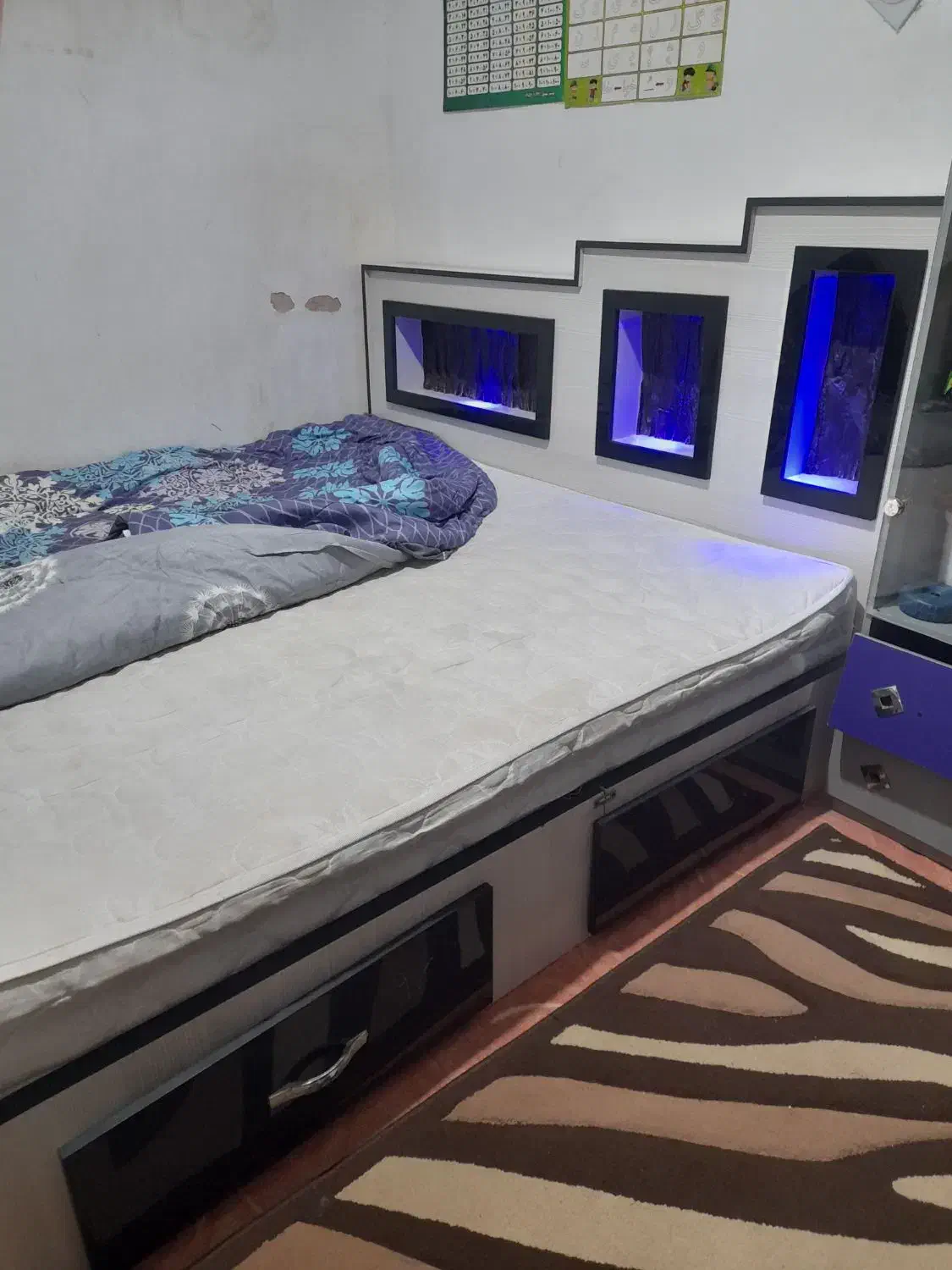 سلام تخت خواب دونفره|تخت و سرویس خواب|تربت جام, خیرآباد|دیوار