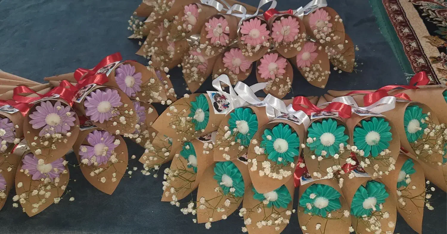 شمع گل قلبی|صنایع دستی و سایر لوازم تزئینی|زنجان, |دیوار