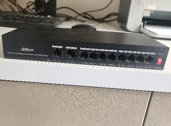 سویچ poe 10 port dahua|مودم و تجهیزات شبکه|تهران, شهرک شریعتی|دیوار