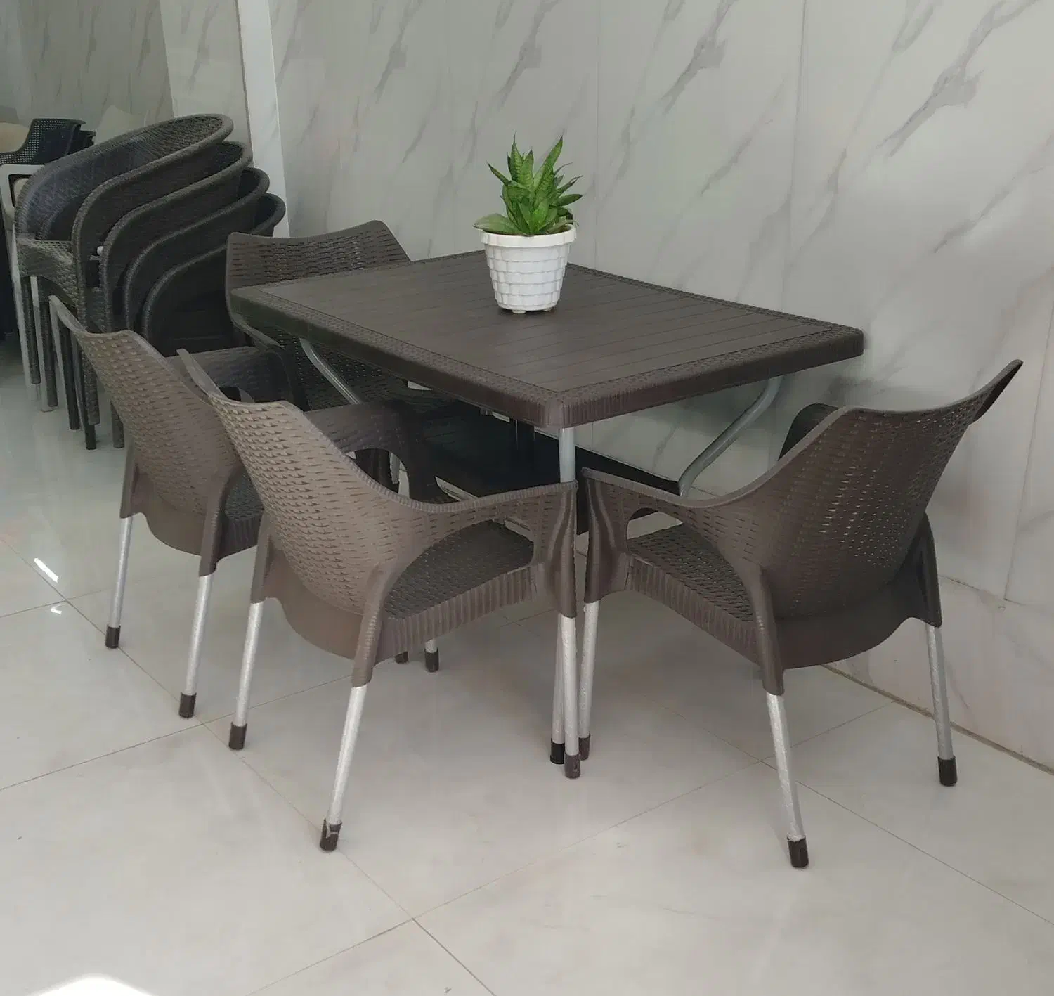 میزپلاستیکی صندلی پلاستیکی میزتاشو میزغذاخوری|میز و صندلی غذاخوری|مشهد, توس (بلوار توس)|دیوار