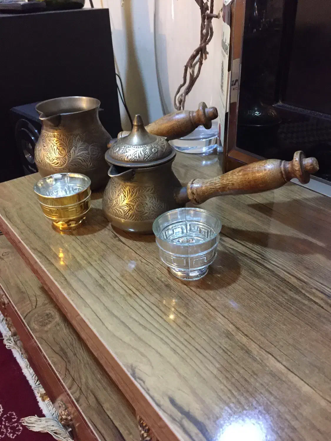 فروش دله قهوه سوری اصل مس دونه ای ۱۲۰۰|قوری، کتری، قهوه‌ساز دستی|اهواز, کمپلو جنوبی|دیوار