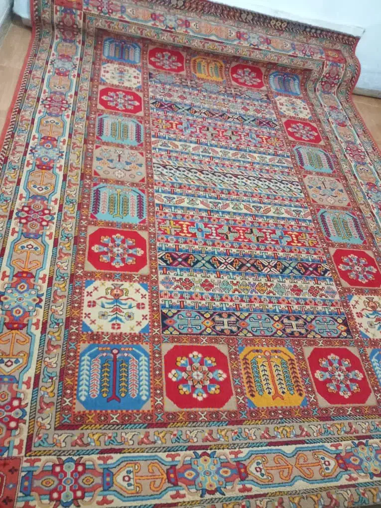 گلیم فرش|گلیم، جاجیم، گبه|صومعه‌سرا, |دیوار