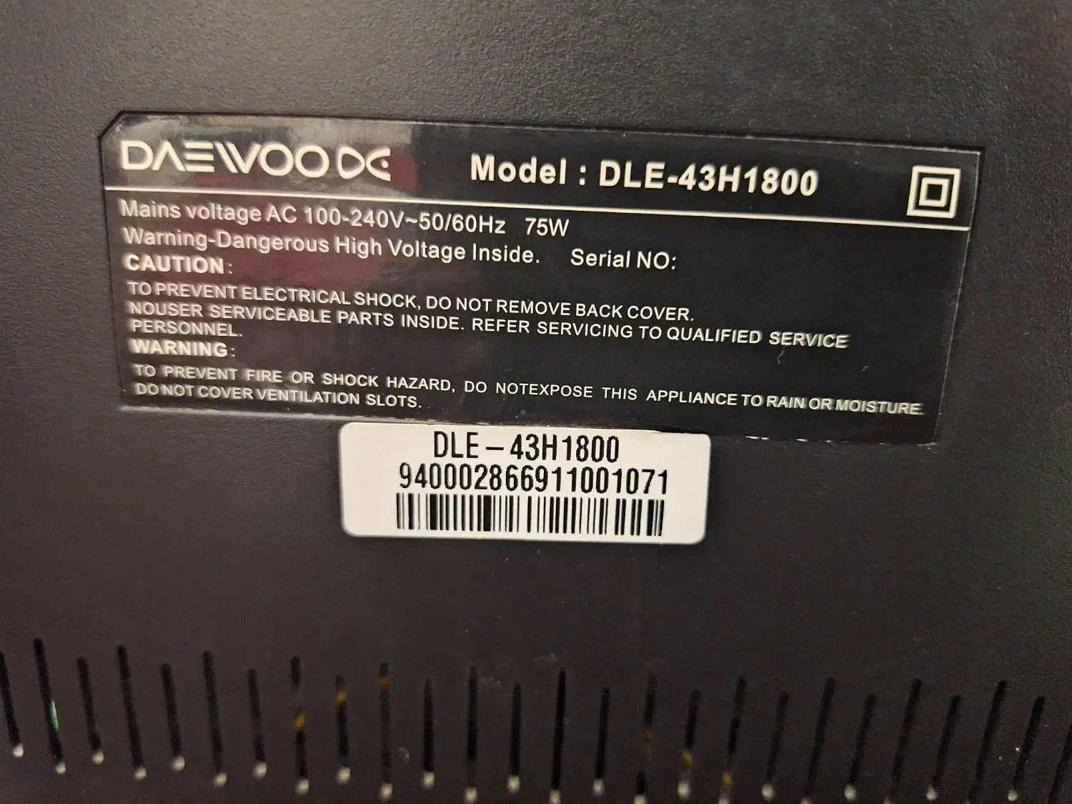 ال ای دی ۴۳اینچ دوو|تلویزیون و پروژکتور|زاهدان, |دیوار