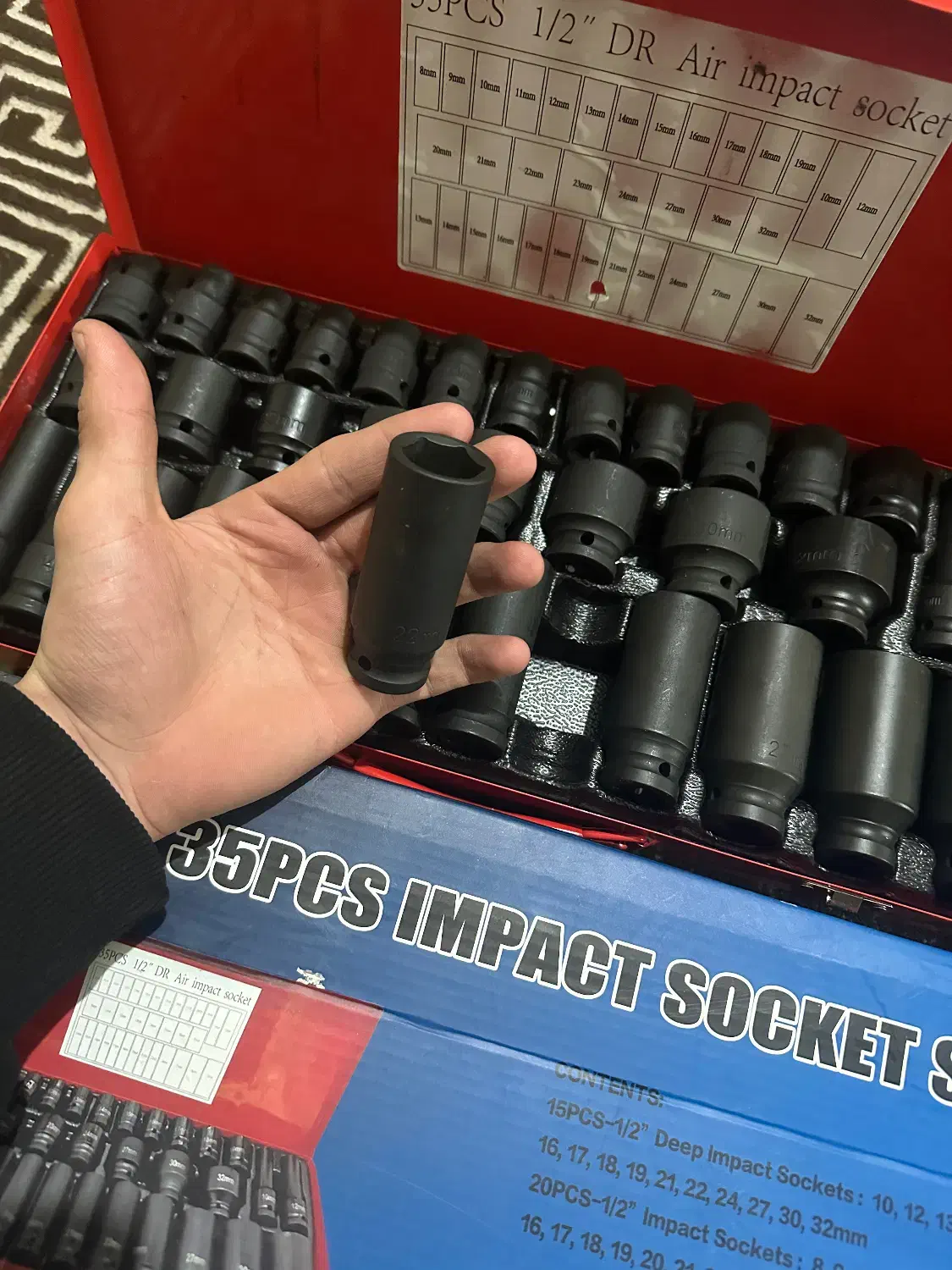 جعبه بکس ۳۵ پارچ|ابزارآلات|تهران, خزانه|دیوار