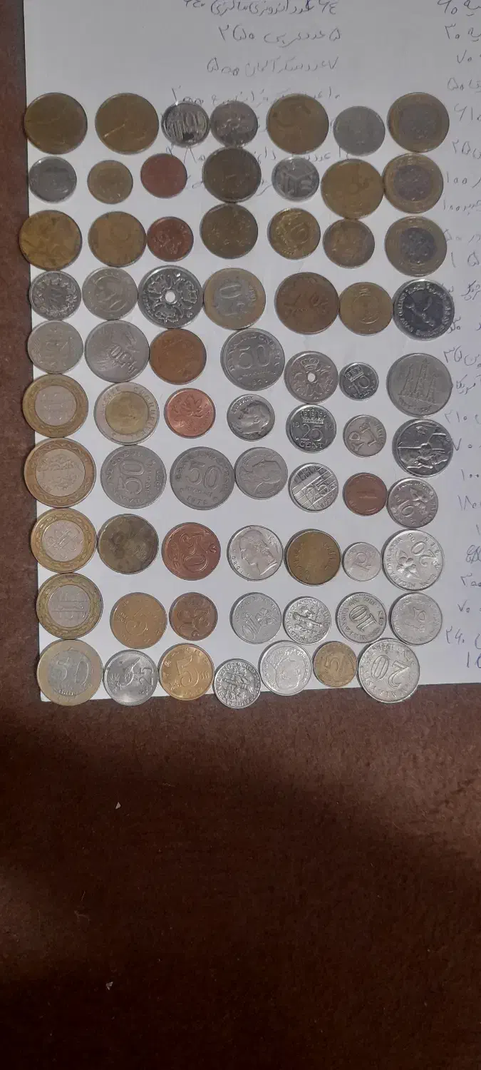 سکه خارجی|کلکسیون سکه، تمبر، اسکناس|شیراز, خلدبرین|دیوار