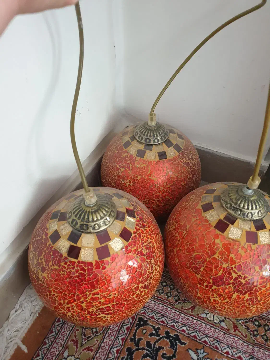 لوستر ۳شاخه کار دست|لوستر و چراغ آویز|تهران, دردشت|دیوار