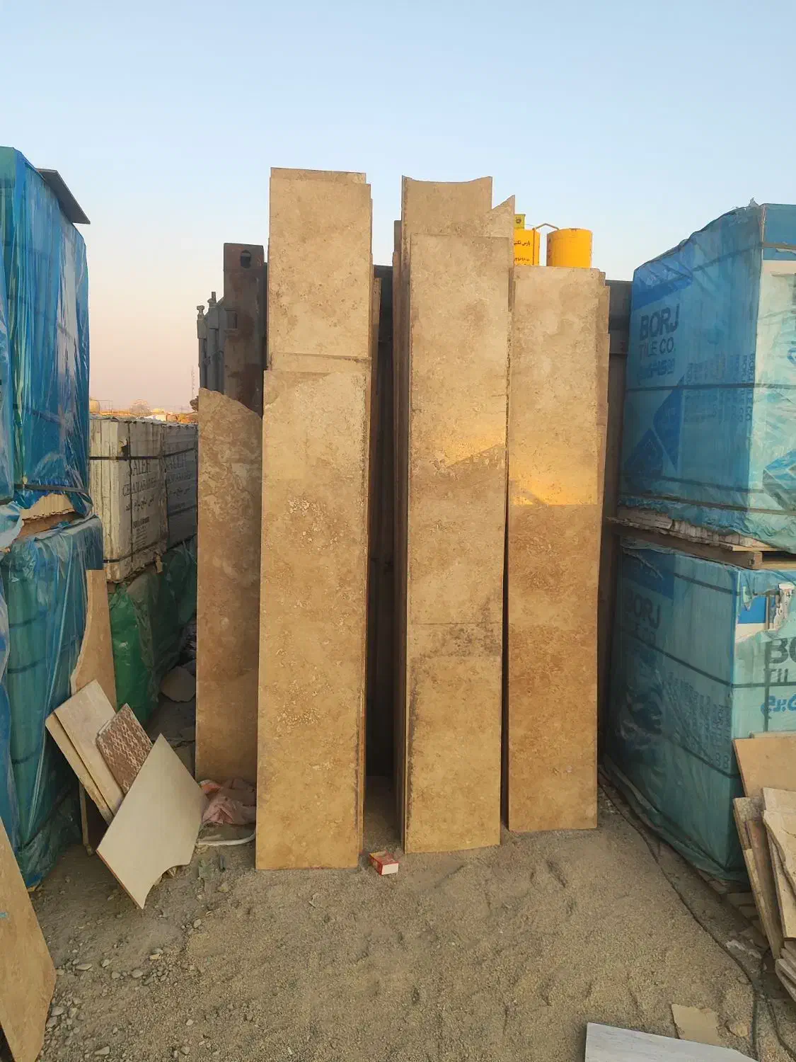 سنگ تراورتن تکاب سوپر صادراتی دو سانت کامل شمش|عمده‌فروشی|تهران, نازی‌آباد|دیوار