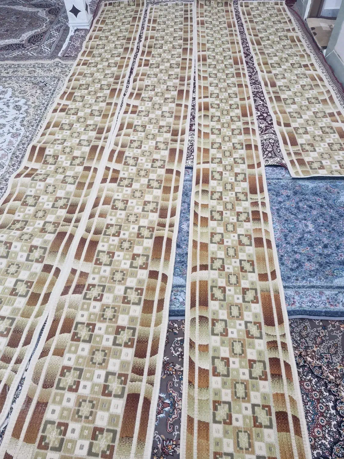 گلیم فرش روپله یه تیکه|گلیم، جاجیم، گبه|اسدآباد, |دیوار