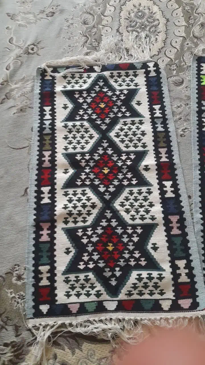 گلیم سنتی دستبافت|گلیم، جاجیم، گبه|قدس, شهرقدس|دیوار