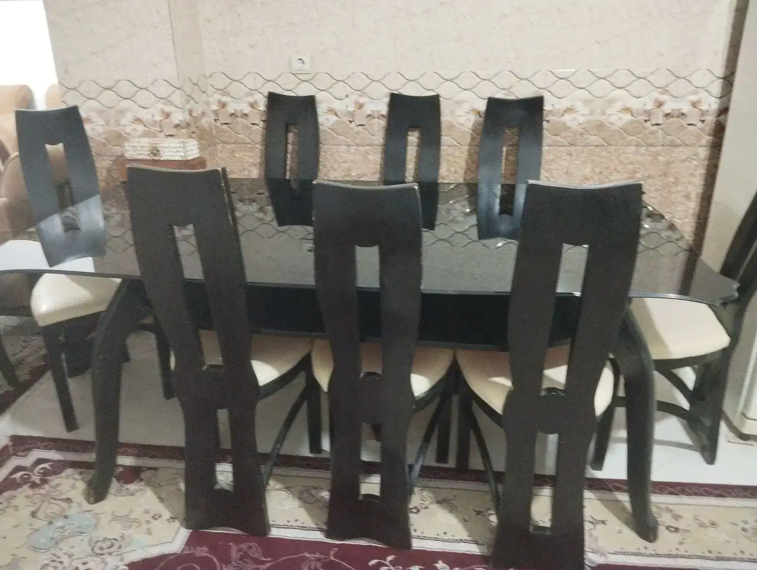 میز ناهارخوری 8 نفره|میز و صندلی غذاخوری|کرمانشاه, |دیوار