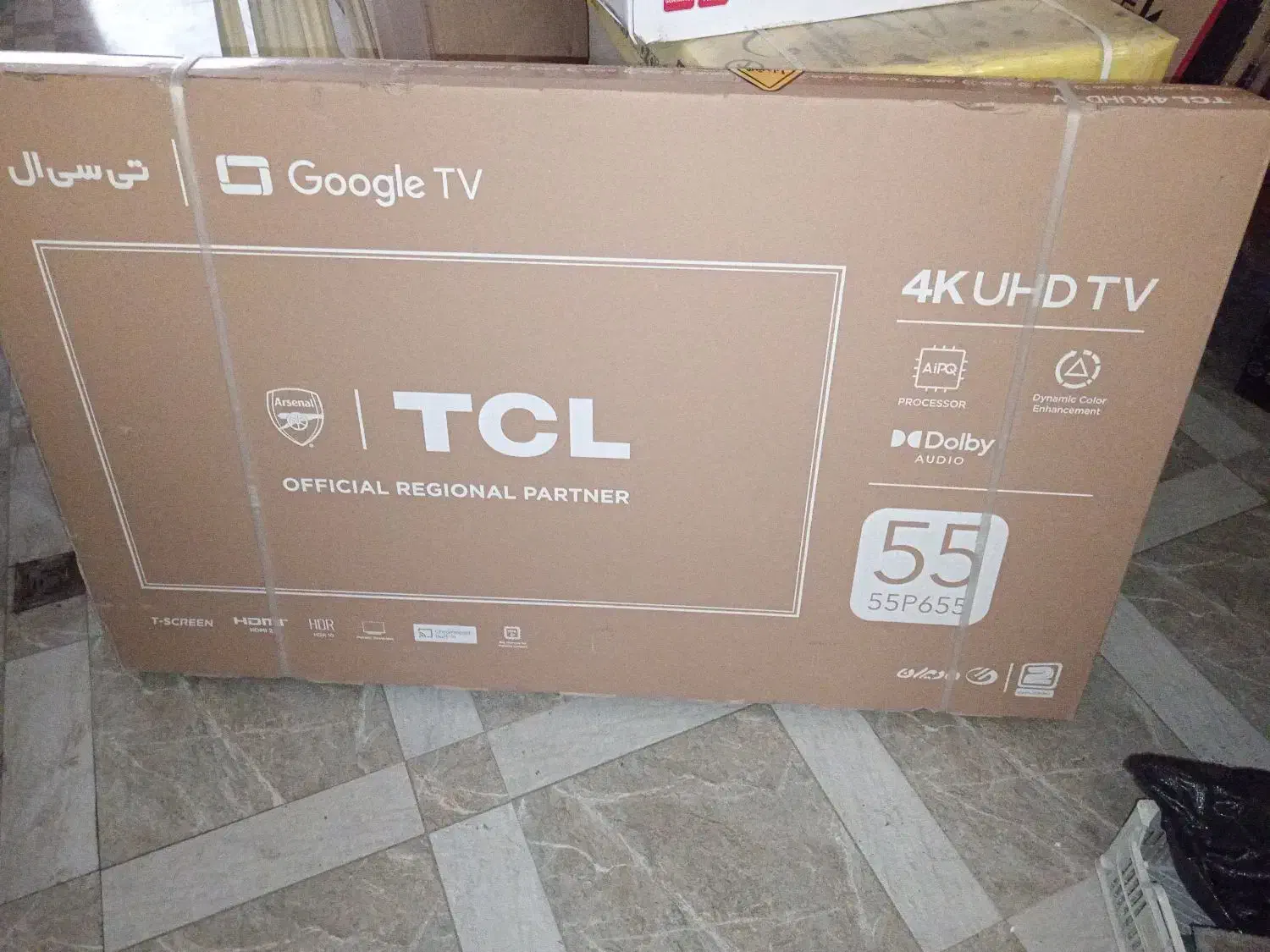 تلویزیون تی سی ال 55 4K اسمارت مدل 655|تلویزیون و پروژکتور|تبریز, |دیوار