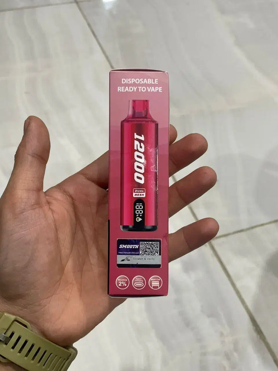 ویپ ۱۲۰۰۰ پاف smoot|زیورآلات و اکسسوری|خور (فارس), |دیوار