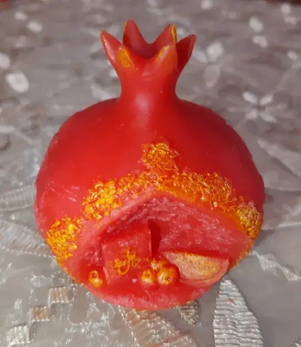 شمع معطر انار یلدایی|صنایع دستی و سایر لوازم تزئینی|یزد, |دیوار