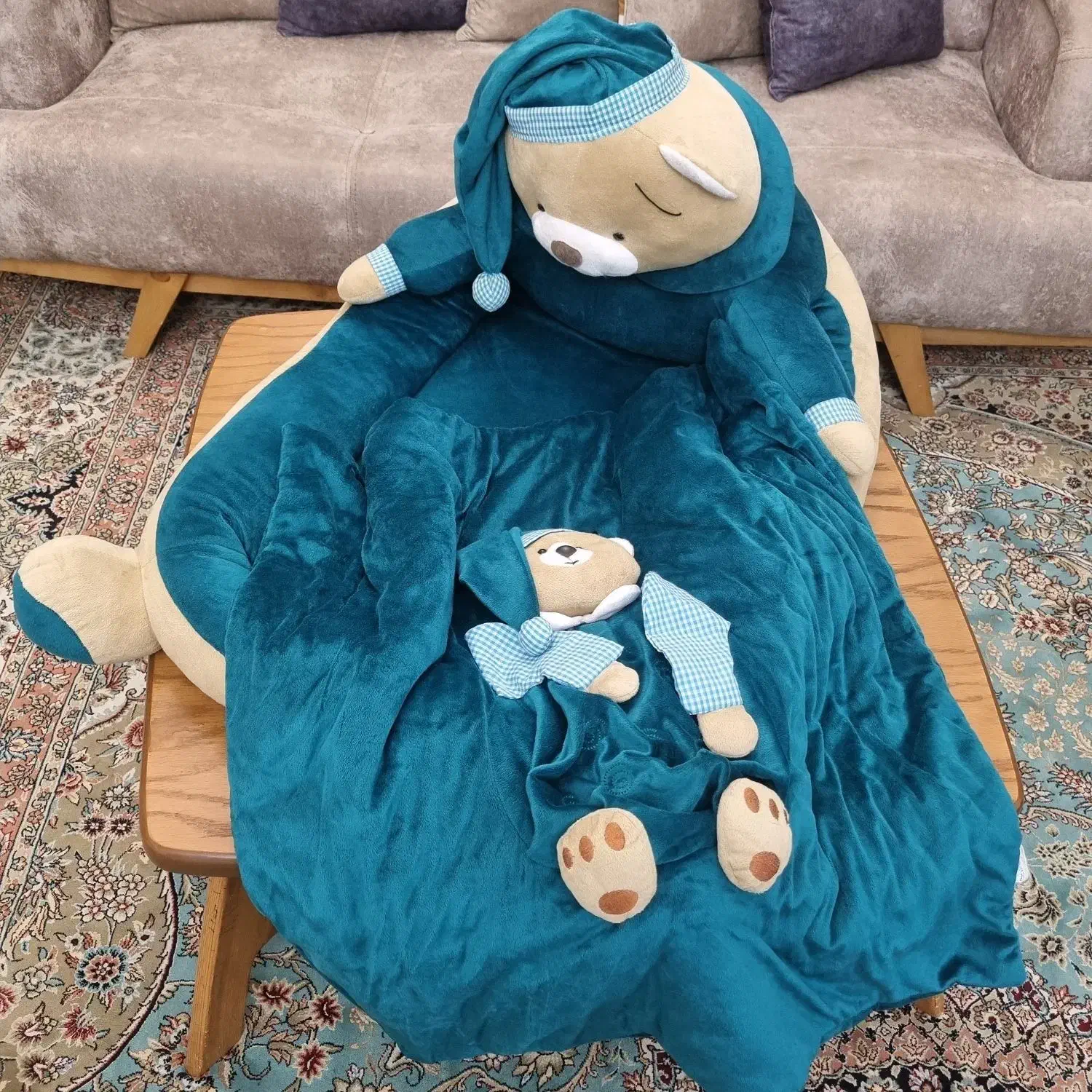 تشک کودک گارد دار  تدی در حد نو مفت|اسباب و اثاث بچه|مشهد, هفت تیر (حافظ)|دیوار