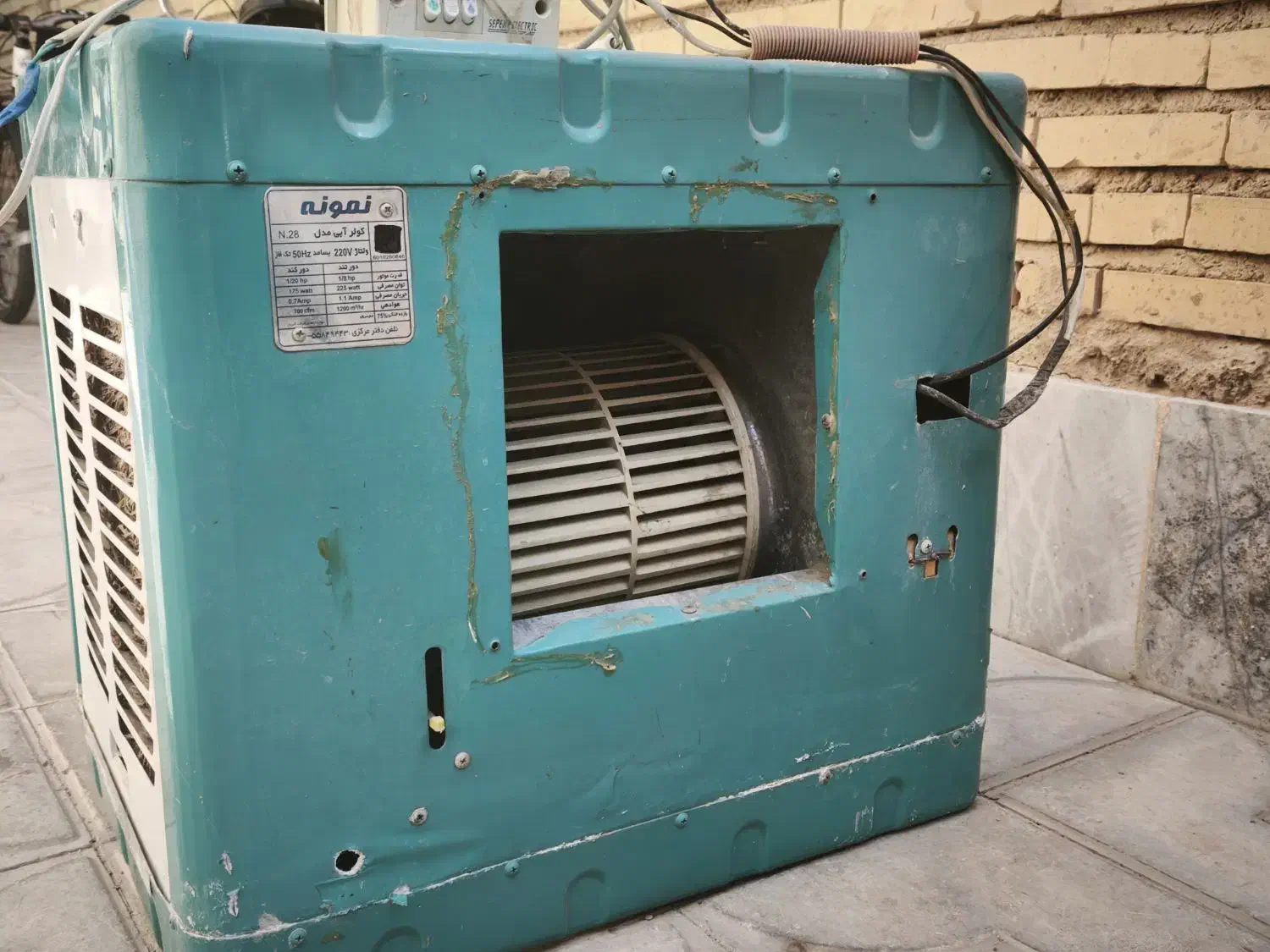 کولر 3000|کولر آبی|نی‌ریز, |دیوار