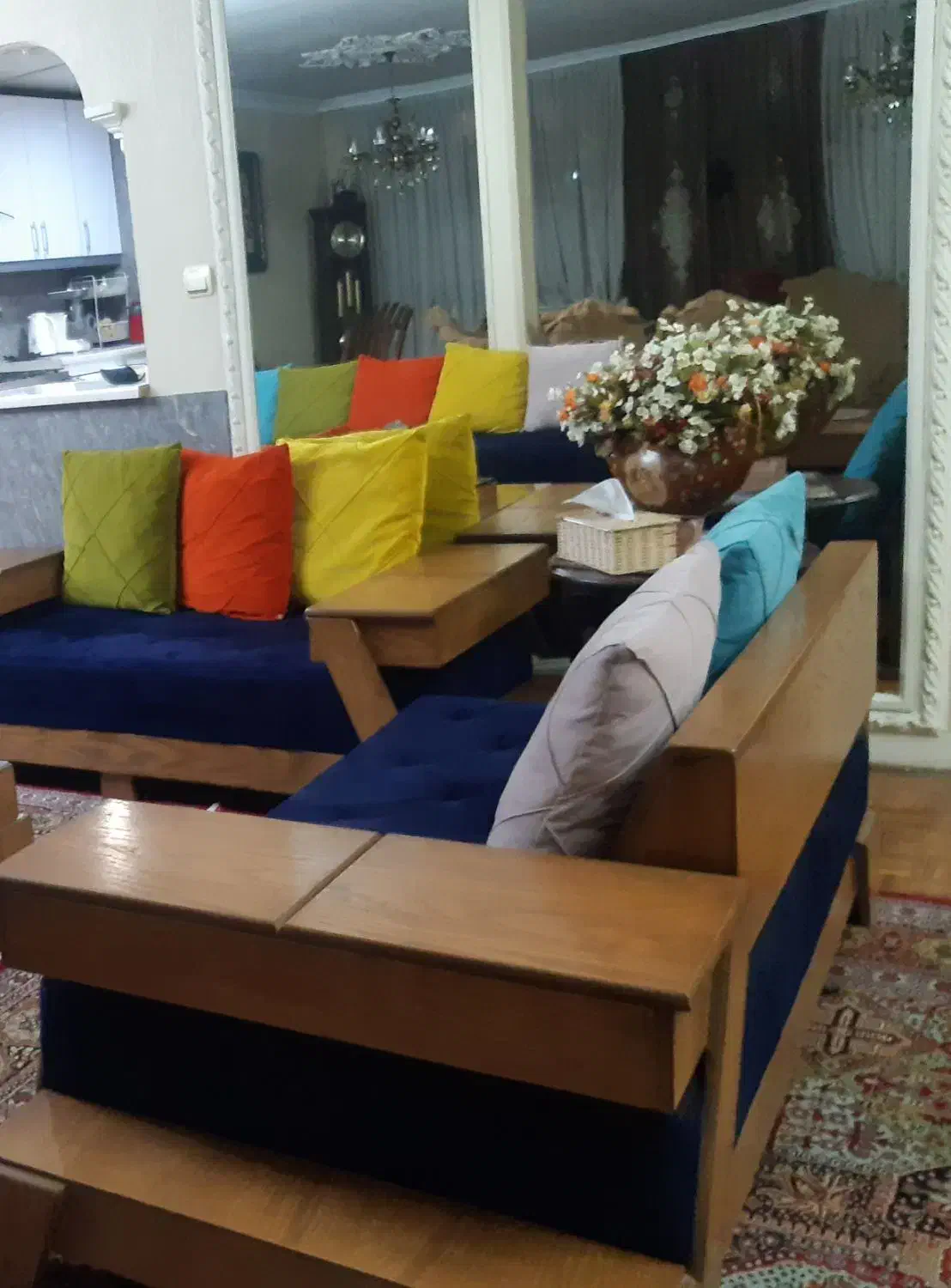 فروش مبل راحتی ۹ نفره|مبلمان خانگی و میز عسلی|تهران, توحید|دیوار